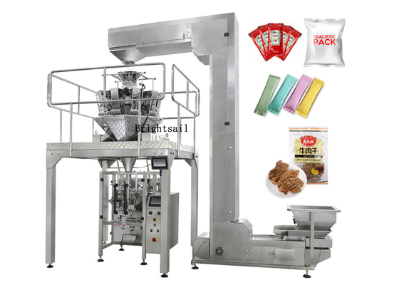 Κάθετη μηχανή συσκευασίας σακουλών Vffs αυτόματη για τη βιομηχανία τροφίμων