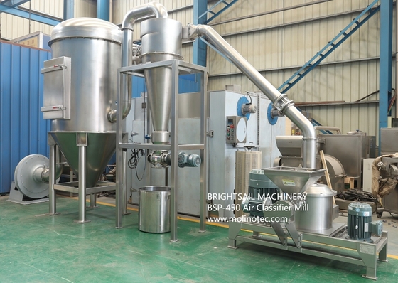 BSP Air Classifier Mill Για βότανα συνδυασμό σκόνης για μπαχαρικά Στρώτης σκόνης από τη Brightsail