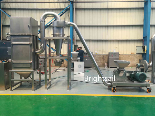 Μηχανή άλεσης λιπασμάτων από ανοξείδωτο χάλυβα