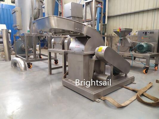 Βιομηχανία πιπέρι Jalapeño Grinding Machine Τροφίμων μπαχαρικών Hammer Mill