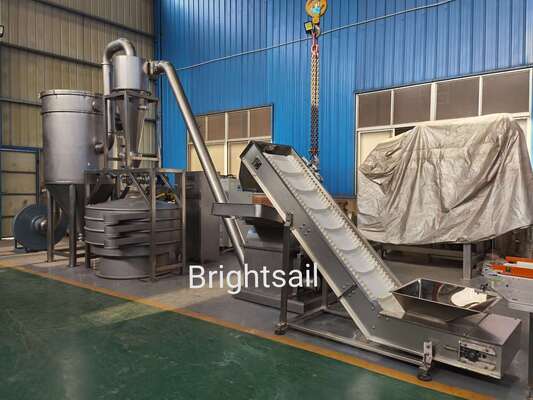 Βιομηχανία πιπέρι Jalapeño Grinding Machine Τροφίμων μπαχαρικών Hammer Mill