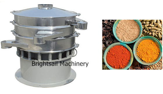 Βαθμός τροφίμων Vibro 50kg/H βιομηχανικό Sifter σκονών για το κοσκίνισμα καρυκευμάτων